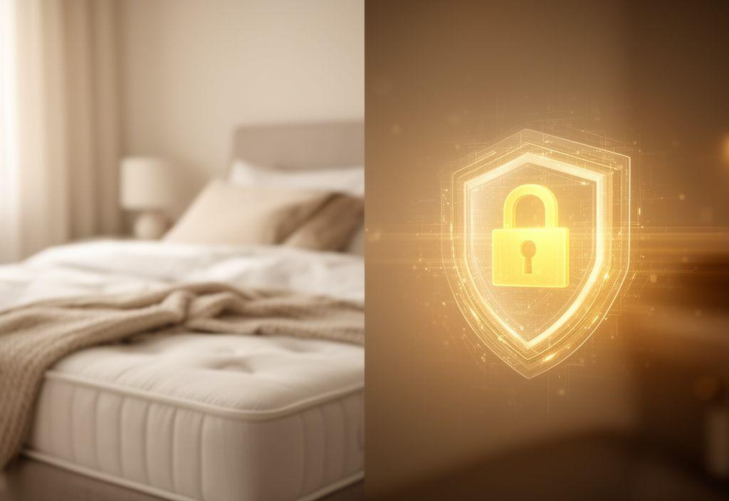 Abstract representation of secure data protection in a home environment